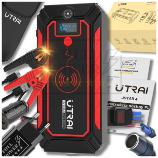 URZĄDZENIE ROZRUCHOWE POWERBANK BOOSTER JUMP STARTER UTRAI JSTAR 4 2500A POWER BANK DO SAMOCHODU