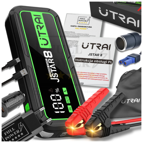 Urządzenie rozruchowe booster jump starter powerbank do samochodu 3000A UTRAI Jstar 8