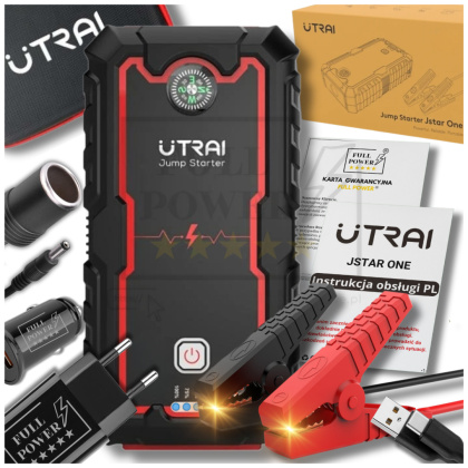 URZĄDZENIE ROZRUCHOWE POWERBANK BOOSTER JUMP STARTER UTRAI JSTAR ONE 2000A POWER BANK DO SAMOCHODU