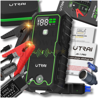 URZĄDZENIE ROZRUCHOWE POWERBANK BOOSTER JUMP STARTER UTRAI JSTAR ONE PRO 2500A POWER BANK DO SAMOCHODU